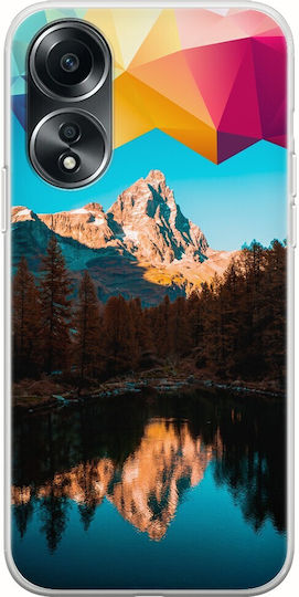 The Lake Back Cover Σιλικόνης Πολύχρωμο (Oppo A78 5G)