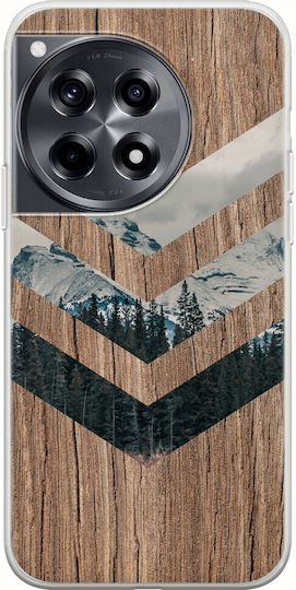 Chevron Mountain Задна корица Силикон Многоцветен (OnePlus 12R)