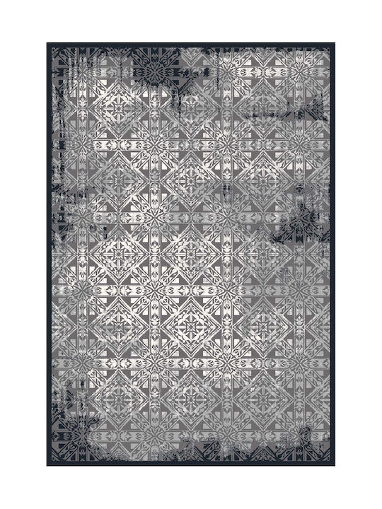 Klonaras Muse 563/ Rug Rectangular Silver Black