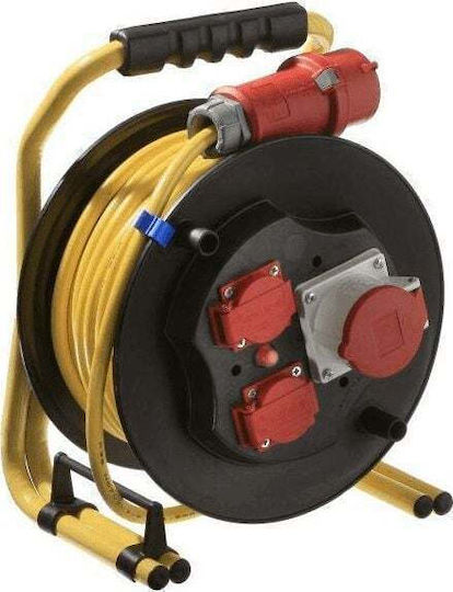 AS Schwabe Cablu de prelungire cu cablu de 25m Diametru 5 x 1,5mm² Neagră