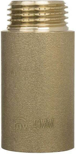Invena Σύνδεση Σωλήνα Ορειχάλκινη 3/4" 101.6mm ZM-11-320