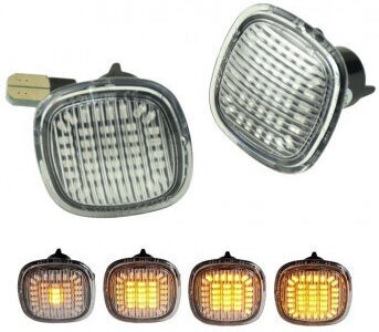 Skoda Φλας Led 12V για Skoda Rapid / Fabia / Octavia / Roomster 2τμχ