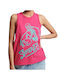 Superdry Cali Damen T-shirt Rosa