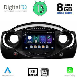 Digital IQ Car-Audiosystem 2DIN (Bluetooth/USB/AUX/WiFi/GPS/Apple-Carplay/Android-Auto) mit Touchscreen 9"