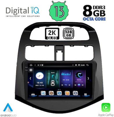 Digital IQ Car-Audiosystem 2DIN (Bluetooth/USB/AUX/WiFi/GPS/Apple-Carplay/Android-Auto) mit Touchscreen 9"