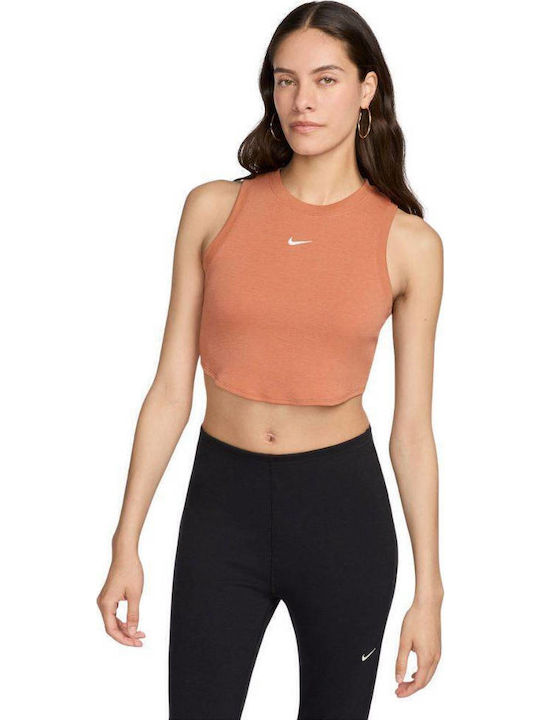 Nike Sportswear Γυναικείο Αθλητικό Crop Top Αμά...
