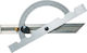 Gimex Electricians Angle Ruler Steel Length 30cm with Protractor