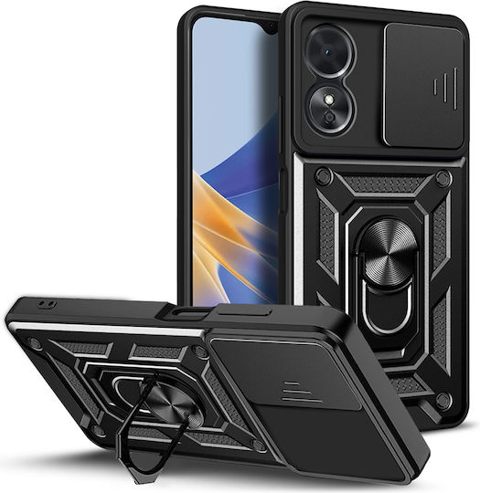 Techsuit Camshield Back Cover Πλαστικό / Σιλικόνης Μαύρο (Samsung Galaxy Z Flip6)
