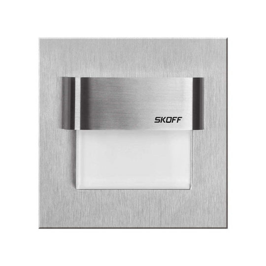 Skoff Lumină de exterior montată pe perete LED 0.8W cu Alb Rece Lumină