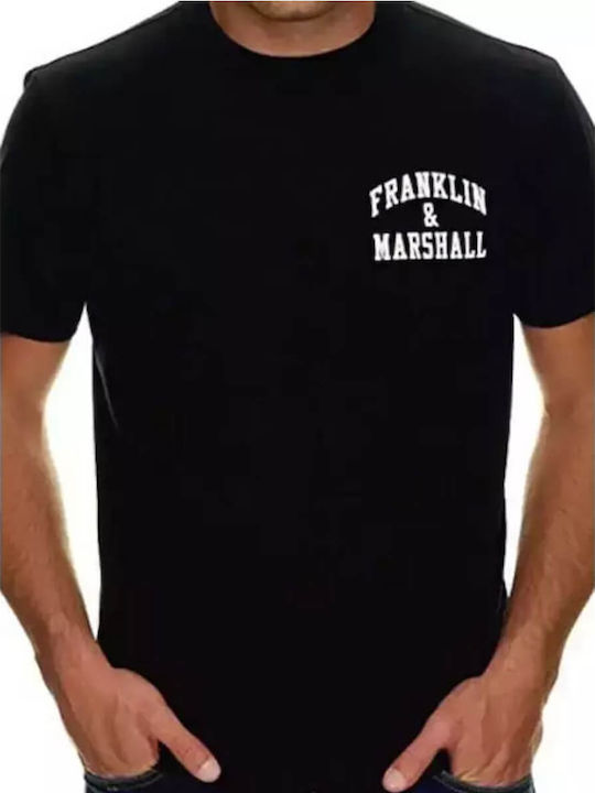 Franklin & Marshall T-shirt Μαυρο