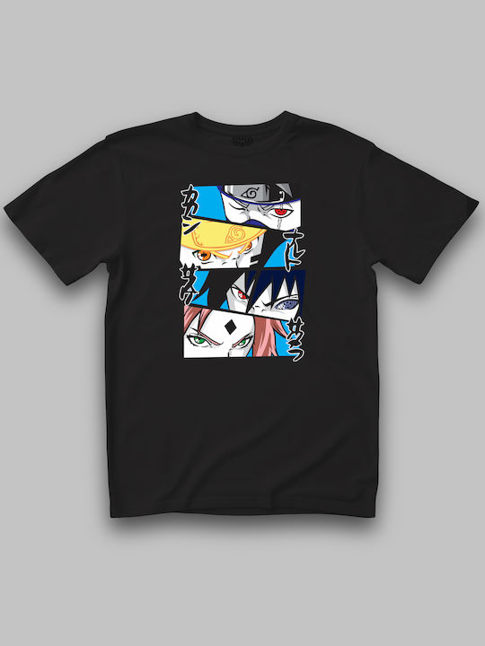 Black Premium Quality Naruto Printed Shirt