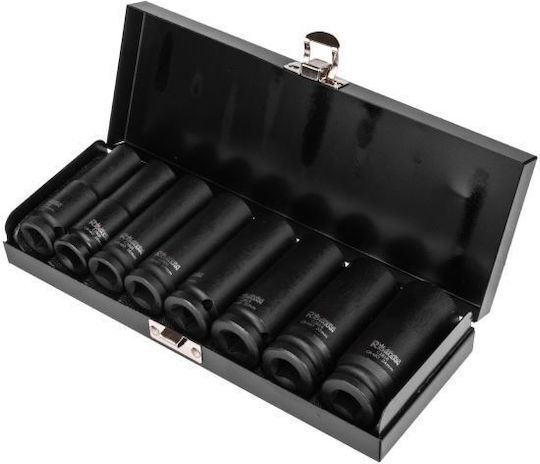 Richmann Căpăcel Pneumatic - Pneumatic Hexagonal Priza cu Patrat de Prindere 1/2" Diametru 1/2" / 13 / 14 / 16 / 17 / 19 / 21 / 22 / 24 / 78 1buc