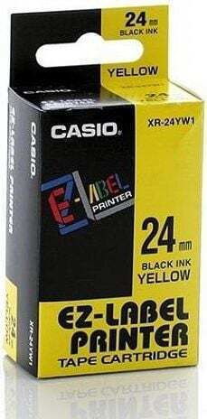 Casio Ταινία Ετικετογράφου σε Μαύρο Χρώμα Συμβατή με Brother M, Casio XR(EZ-Label)