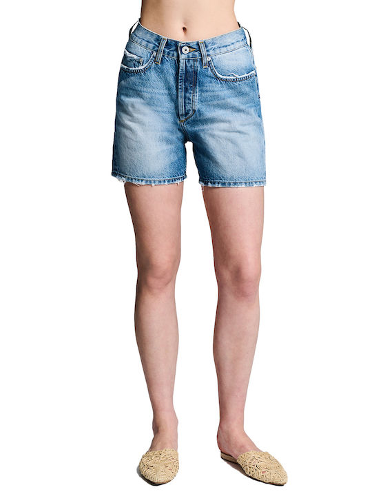 Staff Dora Women's Jean High-waisted Shorts Blue