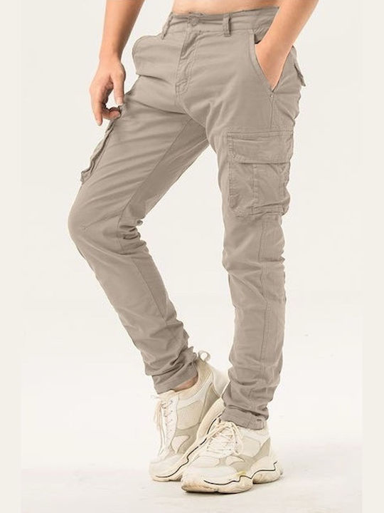 Cargo Straight Trousers Grey