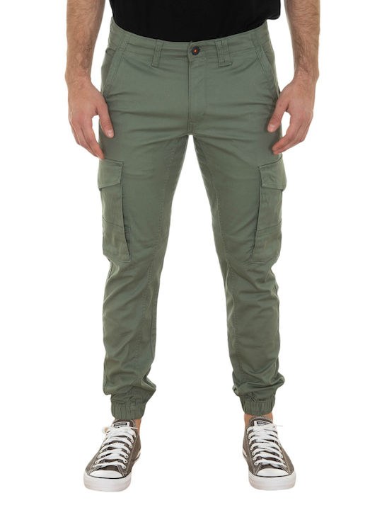 Jack & Jones Men's Trousers Cargo Green