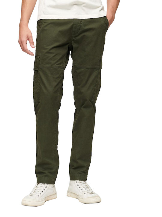 Superdry Pantaloni pentru bărbați Cargo Verde