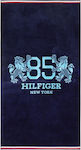 Tommy Hilfiger Blue Cotton Beach Towel 170x90cm