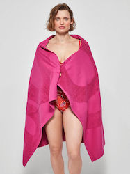Gisela Beach Towel Cotton Fuchsia Gisela Beach Towel Cotton Fuchsia
