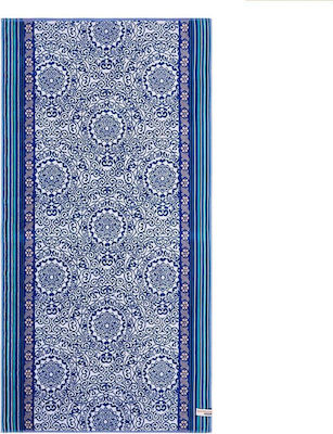 Bassetti Beach Towel Cotton Blue 180x90cm.