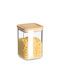 General Use Food Jar with Airtight Lid Plastic Transparent 800ml 1 Piece