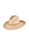 Brixton Leather Women's Fedora Hat Beige