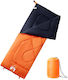vidaXL Schlafsack Einzeln Orange