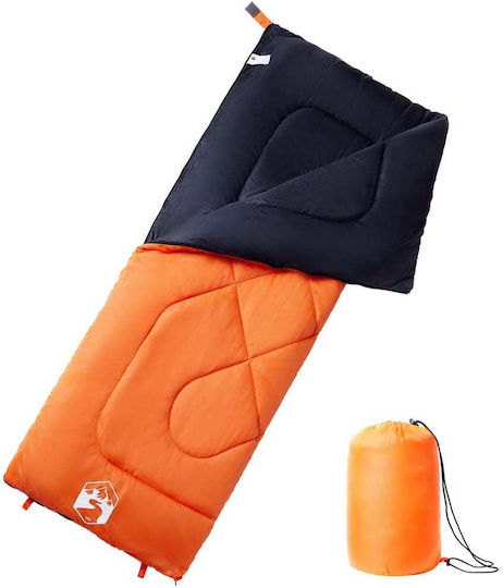 vidaXL Schlafsack Einzeln Orange