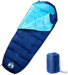 vidaXL Schlafsack Einzeln Blue