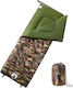 vidaXL Sleeping Bag Single Green