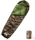 vidaXL Sleeping Bag Μονό Πράσινο