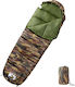 vidaXL Sleeping Bag Μονό Πράσινο