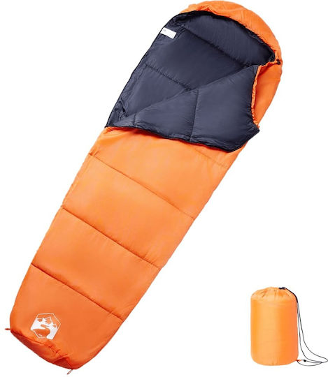 vidaXL Schlafsack Einzeln Orange