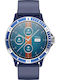656529 42mm Smartwatch mit Pulsmesser (Blau)