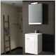 Savvopoulos Countertop with Sink with Light Glossy Lacquer Pendant Bathroom Furniture Emily