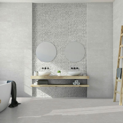 Keros Decorado Floor Interior Matte Tile 75x25cm Gris