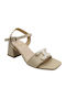 Sandalen Beige