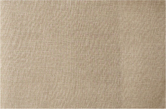 Dimeco Platzdeckchen Stoff Beige 50x35cm 1Stück