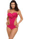 Belinda Ολόσωμο Μαγιό Push Up New Berry