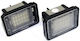 Mercedes-Benz License Plate Lights Led for Mercedes-Benz GLK 50000 2pcs