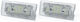 BMW Φώτα Πινακίδας Led για BMW X5 / E53 / X3 2τμχ