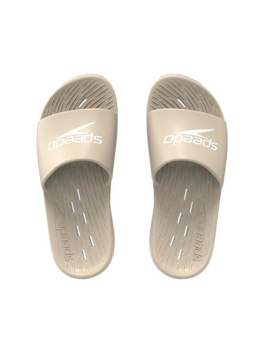 Speedo Men's Slides Beige