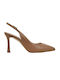 Fardoulis Leather Tabac Brown Heels