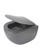 Deante Wall-Mounted Toilet Rimless White