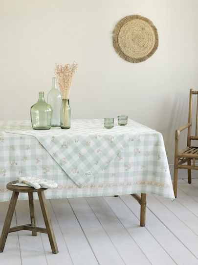 Nima Tablecloth Cotton Iris Iris 150x190cm