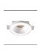 Home Lighting Recessed Spot with Socket GU10 White 13x13cm. 1pcs