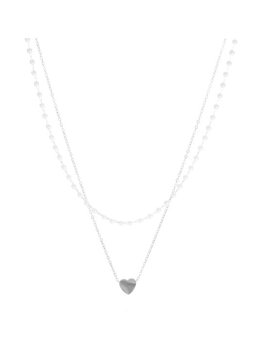 Halskette Kette Mn4324-45 Silber