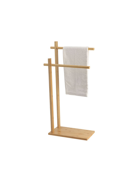 Single Wall-Mounted Bathroom Rail ​21x82cm Silver