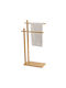 Single Wall-Mounted Bathroom Rail ​21x82cm Silver
