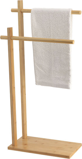 Single Wall-Mounted Bathroom Rail ​21x82cm Silver